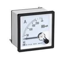 Амперметр 400/5А AC 96х96 1,5 тр.подкл.  50235DEK  DEKraft