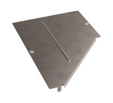 Крышка переходника левого Стандарт INOX (AISI 409) 600х300  PR16.5655  Промрукав