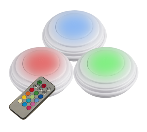Светильник-подсветка пушлайт TS5-RGBx3 (пульт ДУ)  .5031630  Jazzway