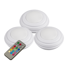 Светильник-подсветка пушлайт TS5-RGBx3 (пульт ДУ)  .5031630  Jazzway