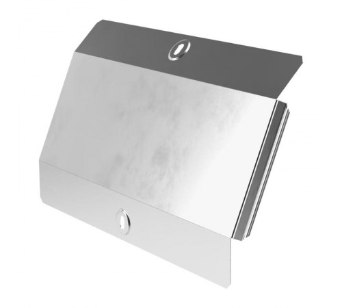 Крышка угла вертикального внешнего 45 градусов Стандарт INOX (AISI 304) 300  PR16.2923  Промрукав