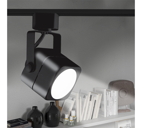 Светильник трековый под лампу PTR 24 GU10 BL (чёрный) 230V IP20  .5037830  Jazzway