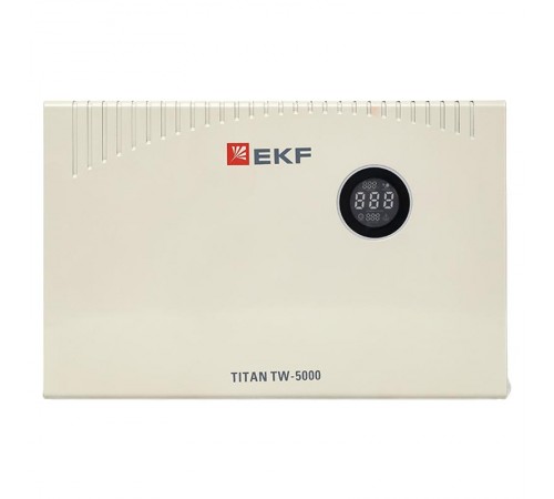 Стабилизатор напряжения электронный с возможностью настенного монтажа TITAN -TW-5000  stab-TW-5000 EKF