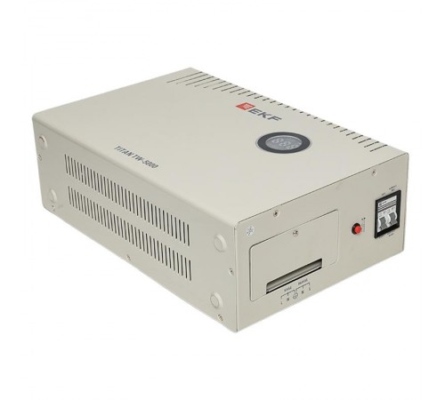 Стабилизатор напряжения электронный с возможностью настенного монтажа TITAN -TW-5000  stab-TW-5000 EKF