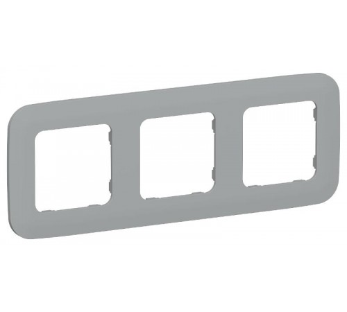 FLITE Artistic Рамка 3-ая РУ-3-А-ФлС серый  FI-M32-31-20-K03  IEK
