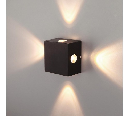 Светильник архитектурный 1601 TECHNO LED Kvatra черный настенный  a039989  Elektrostandard