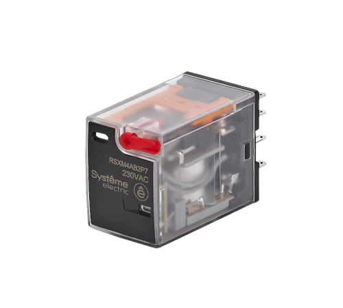 Реле 6A 4CO 230VAC тест кнопка LED  RSXM4AB2P7  SE