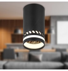 Светильник настенно-потолочный спот  OL50 BK MR16 GU10 IP20 черный  Б0059803  ЭРА