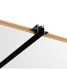Шинопровод магнитный встраиваемый в гипсокартон 2 м для магнитной системы Galakti черный  V4-R7-09.RG23.TRK-0020  VARTON