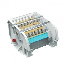 Блок распределительный на DIN рейку 4р 160А, 5х7мм 1х8мм  1х9мм 1х12мм  BD16084  DKC