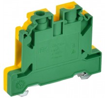 Колодка клеммная CTS-PEN земля 6мм2 желто-зеленая  YCT11-00-K52-006  IEK