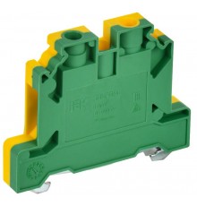 Колодка клеммная CTS-PEN земля 6мм2 желто-зеленая  YCT11-00-K52-006  IEK