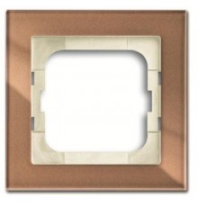 Рамка 1-постовая 1721-283, серия axcent, цвет бронзовое стекло  1754-0-4543   2CKA001754A4543  ABB