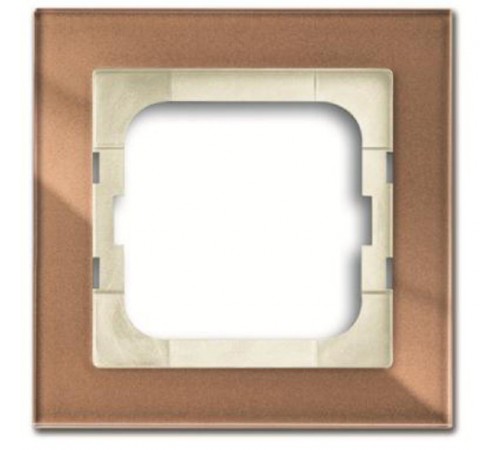 Рамка 1-постовая 1721-283, серия axcent, цвет бронзовое стекло  1754-0-4543   2CKA001754A4543  ABB