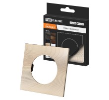 Рамка одиночная шампань, алюминий, текстурированный, "Байкал"   SQ1819-0555  TDM