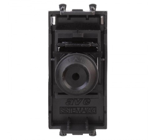 Розетка TV одиночная модульная, "Avanti", "Черный матовый", 1 модуль  4412501  DKC