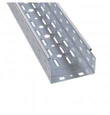 Лоток перфорированный 100х80 L 3000, цинк-ламельный, RAL7043  35302ZLRAL7043  DKC