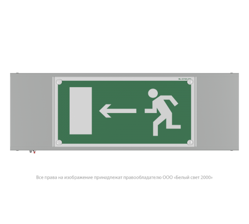 Световой указатель аварийного освещения BS-POLET-73-S1-INEXI3  a15988  Белый свет