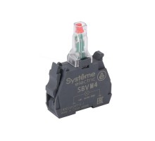 Световой блок красный LED 24В DC  SBVB4  SE