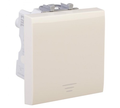 Кнопка "Ванильная дымка", "Avanti", 16A, 2 мод.  4405152  DKC