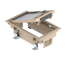 Лючок GES2DB (фальшпол) 3xModul45 (для 1xUT3, полиамид, бежевый)  7405108  OBO Bettermann