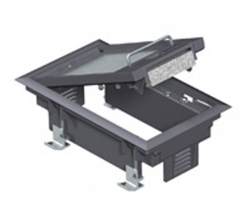 Лючок GES2DB (фальшпол) 3xModul45 (для 1xUT3, полиамид, бежевый)  7405108  OBO Bettermann