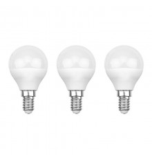 Лампа светодиодная Шарик (GL) 11.5 Вт E14 1093 Лм 2700 K теплый свет (3 шт./уп.)  604-041-3  Rexant