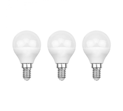 Лампа светодиодная Шарик (GL) 11.5 Вт E14 1093 Лм 2700 K теплый свет (3 шт./уп.)  604-041-3  Rexant