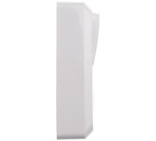 Этюд Белый О/У Блок: Розетка без заземления + Выключатель 1-клавишный  BPA16-204B  SE