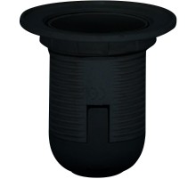 LH110 230V E27 патрон пластиковый (57x59мм) черный  22369  Feron