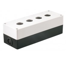 Корпус КП104 для кнопок 4места белый   BKP10-4-K01  IEK