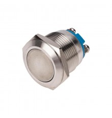 Кнопка антивандальная 19 Б/Фикс (2с винт) (ON)-OFF плоская  36-3411  REXANT