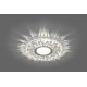 Светильник точечный встраиваемый под лампу, с LED подсветкой CD911 15LED*2835 SMD 4000K, MR16 50W G5.3, прозрачный, хром  28894  FERON