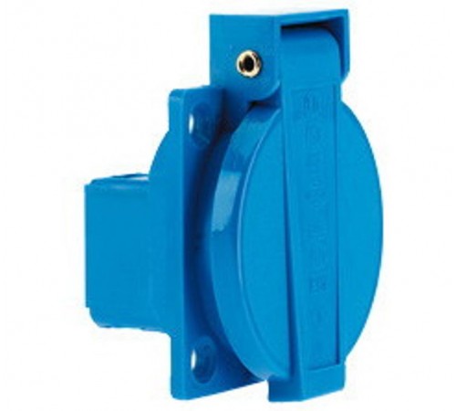 Розетка встраиваемая Schuko 16A 3p 250V IP44 черная 7101 I 7101-Bals I Bals