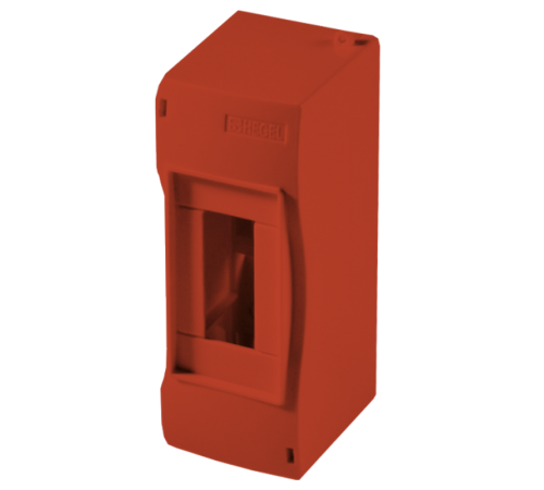 КМ2020-02 Корпус модульный открытой установки на 1-2 модуля, красный  КМ2020-02  HEGEL