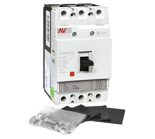 Выключатель автоматический AV POWER-1/3 50А 35kA TR  mccb-13-50-TR-av  EKF