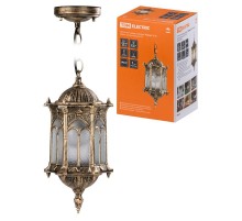 Светильник садово-парковый НСУ Ампир 60Вт ЛН/КЛЛ/LED Е27 IP54 подвес,шагрень/бронза  SQ0330-0089  TDM