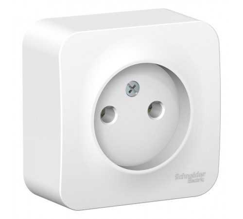 Blanca Белый О/У Розетка без заземления без шторок, 16А, 250В  BLNRA000101  SE