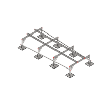 Опорная конструкция для установки оборудования TECHNORAPTOR STEELFOOT 1200х3000 тип 3 HD  KM-TR-STF-SSEI-1200-3000-3 HD  КМ - профиль