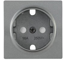 НР-2-1-БА Накладка розет. с з/к с шт. BOLERO антрацит  ENB21-R-K95  IEK