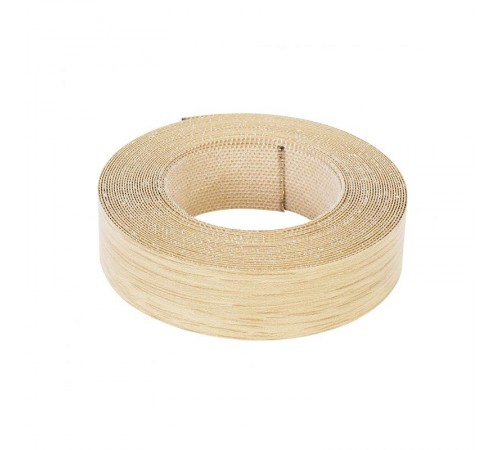 Кромочная лента меламиновая с клеем 19 мм - Клен натуральный (5 м) - пакет   130243  Tech-KREP