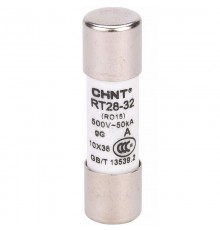 Плавкая вставка цилиндрическая RT28-32 10А 10х38 (R)  520478  CHINT