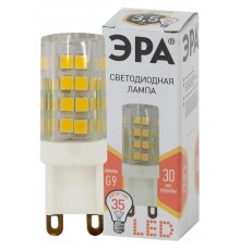 Лампа светодиодная LED 3,5Вт G9 220В 2700К smd JCD капсульная  Б0027861  ЭРА