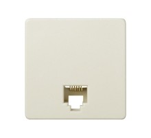 Simon 27 Розетка телефонная RJ-12, 6 контактов, широкий модуль, S27, слоновая кость  27481-32  Simon