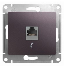 Glossa Сиреневый туман Розетка телефонная RJ11  GSL001481T  SE