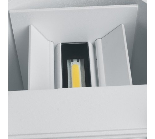 Светильник светодиодный архитектурный настенный DH013, 2*3W, 450Lm, 4000K, белый, 135*115*100  11873  FERON