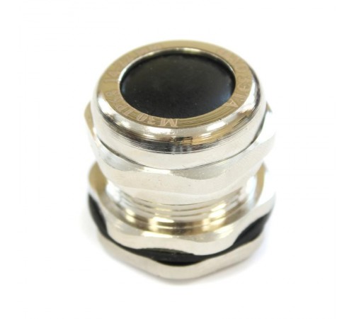 Кабельный ввод М 30 латунный УТ1,5 IP66/IP67/IP68 (аналог У263,d кабеля 14-22 мм)  zeta30114  ГОФРОМАТИК