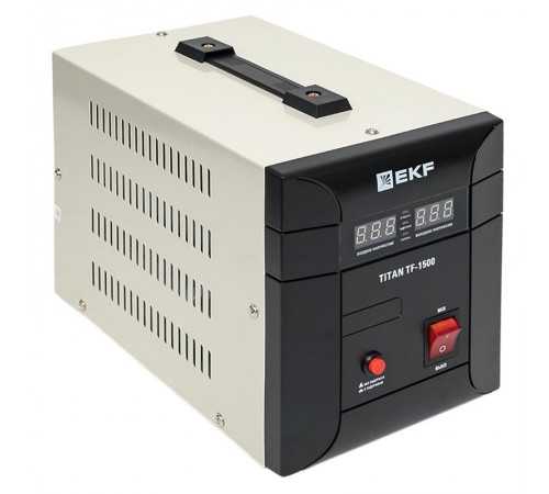 Стабилизатор напряжения электронный напольного исполнения модернизированый TITAN -ТF-1500  stab-TF-1500 EKF