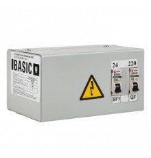 Ящик с понижающим трансформатором ЯТП 0,25кВА 220/24В (2 автомата) EKF Basic  yatp0,25-220/24v-2a  EKF