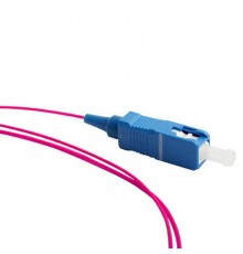 Пигтейл FPT-B9-504-SC/PR-1M-LSZH-MG волоконно-оптический MM 50/125 (OM4), SC, 1 м, LSZH  375423  Hyperline